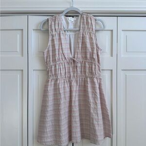 Treasure & Bond Pink, Blue and Cream Striped Dress